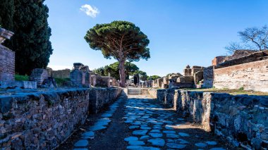 Ostia Antica, antik Roma liman şehrinin bulunduğu modern Ostia kasabasına yakın büyük bir arkeoloji alanıdır..