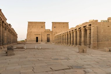 Aswan 'da bir tapınak - Eski Mısır' a ait