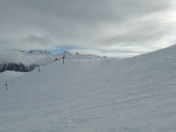 Skiën Moritz Winter — Stockfoto