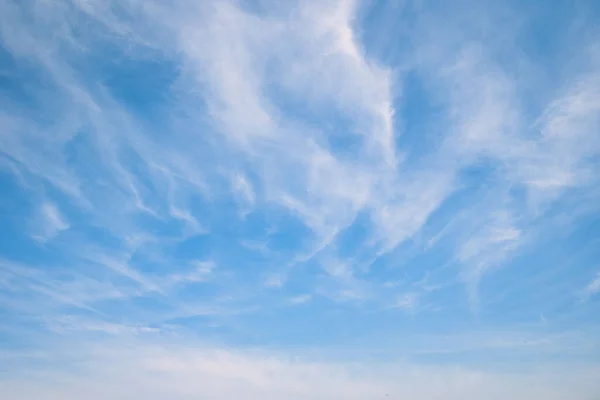 Beautiful Blue Sky Few Bubbles — Stock Photo, Image