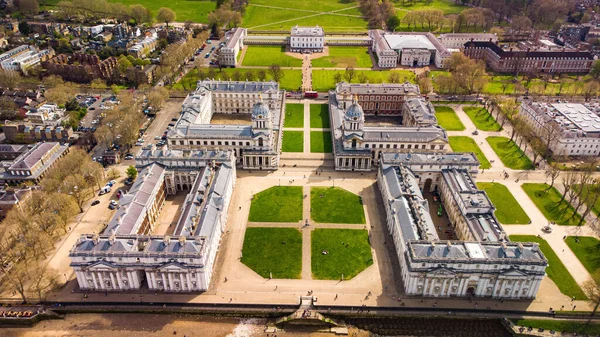 Beautiful Aerial View University Greenwich Park — Stock Photo, Image