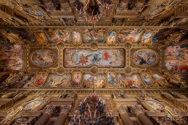 Plafond Van Grote Zaal Opera Garnier — Stockfoto