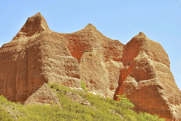 Città Las Medulas Trova Nella Regione Bierzo Leon Questa Piccola — Foto Stock