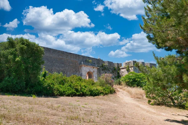 Fortaleza Pylos Niokastro Comenzó Ser Construida Por Los Otomanos 1573 —  Fotos de Stock