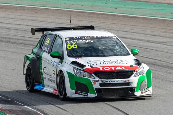 Voiture Course Française Sur Piste Peugeot 308 Tcr — Photo