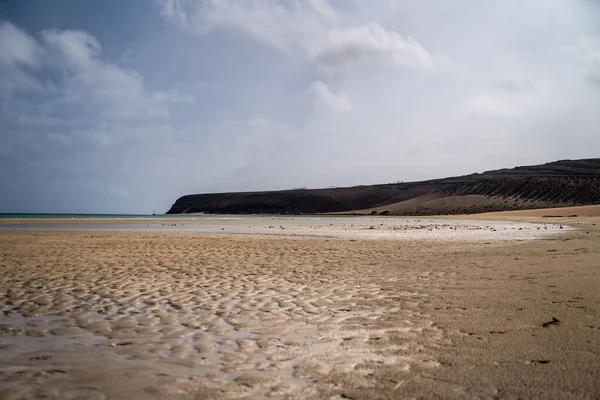 Une Belle Plage Dans Journée Fuerteventura — Photo