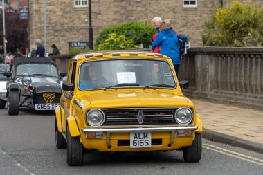 1977 İngiliz Leyland Mini Kulübü 1275 GT Morpeth Fair Day, Northumberland, İngiltere