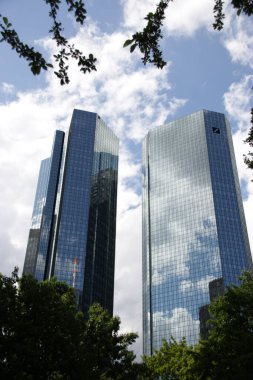 Frankfurt, Almanya 'daki Deutsche Bank' ın genel merkezi