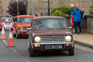 1977 İngiliz Leyland Mini Kulübü 1275 GT Morpeth Fair Day, Northumberland, İngiltere