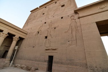 Aswan 'da bir tapınak - Eski Mısır' a ait