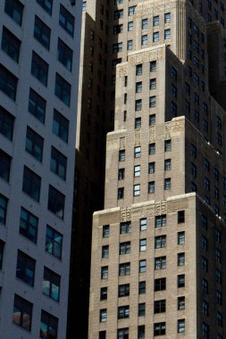 New York 'taki bazı gökdelenlerin dikey görüntüsü..