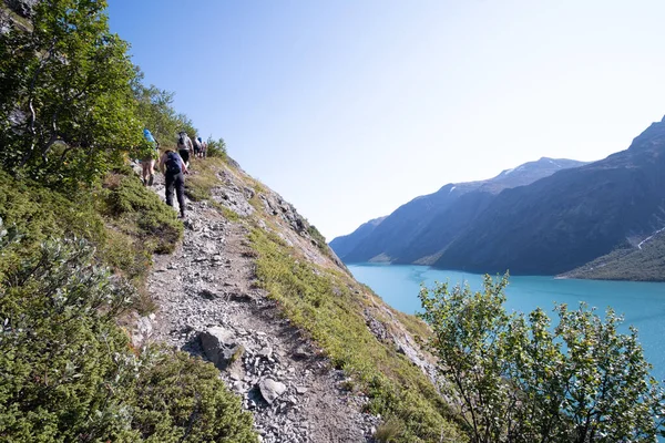 Las Montañas Paisaje Alrededor Besseggen Jotunheimen Noruega — Foto de Stock