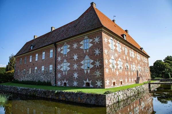 Château Krapperup Domaine Avec Des Murs Décorés Hoganas Municipalité Scania — Photo