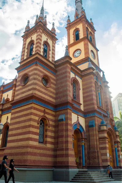 Расположен Авенида Афонсу Пена Церковь Недавно Отремонтирована — стоковое фото