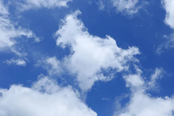 Uma Bela Vista Céu Azul Nublado — Fotografia de Stock