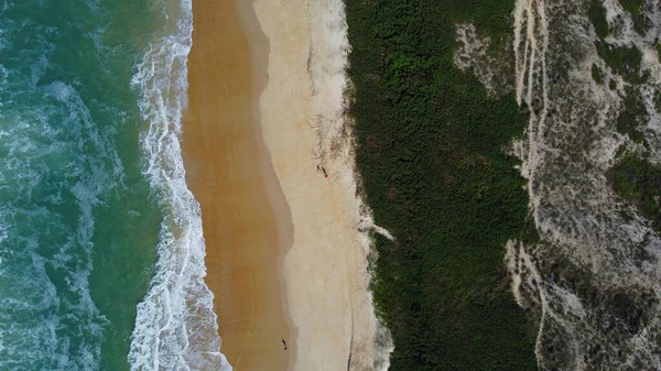 Une Vue Drone Une Belle Mer Florianopolis Brésil — Photo