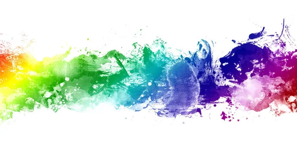 Schöne Abstrakte Flecken Aquarelle Farben Nass Auf Trockenem Papier — Stockfoto