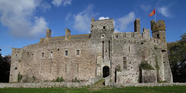 Una Hermosa Toma Del Castillo Pirou Normandía Francia —  Fotos de Stock