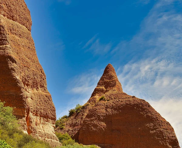 Ciudad Las Medulas Encuentra Región Bierzo León Este Pequeño Pueblo —  Fotos de Stock