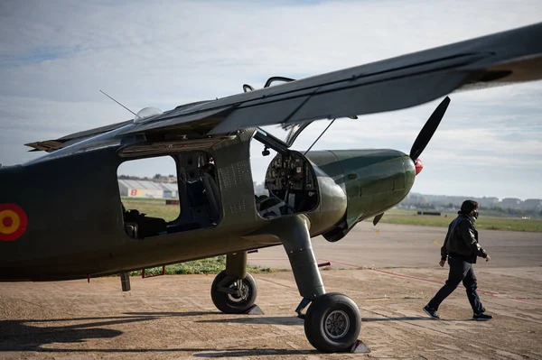 Зеленый Военный Самолет Dornier — стоковое фото