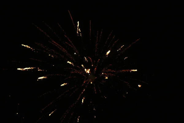 Closeup Shot Noiseless Fireworks Black Background Khulna Bangladesh — Stock Photo, Image
