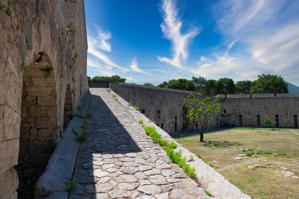 Fästningen Pylos Niokastro Började Byggas Ottomanerna 1573 Strax Efter Deras — Stockfoto