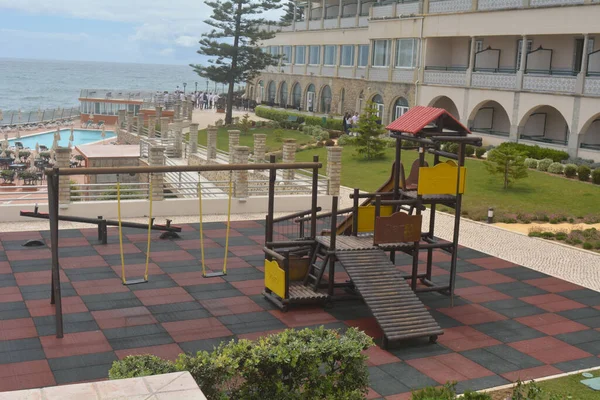 Children Park Overlooking Sea — Stock Photo, Image