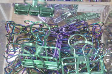 Ofis metalinin yakın plan görüntüleri.