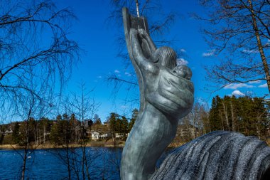 Langevannet Mor og ahırı Vietnamlı tekne mültecileri Lorenskog Norveç