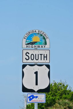 Florida, ABD 'de Güney 1 Key West' in dikey çekimi