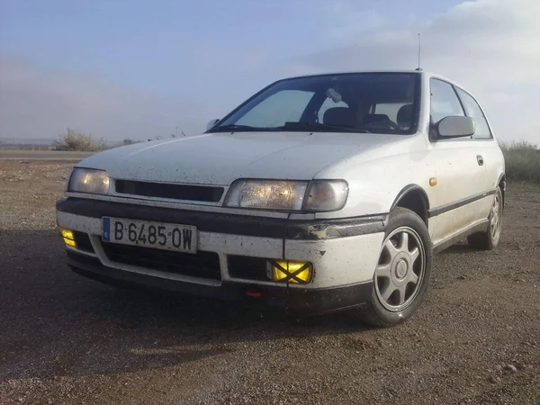 Japão Tração Dianteira Carro Esporte Nissan Sunny 0Gti — Fotografia de Stock