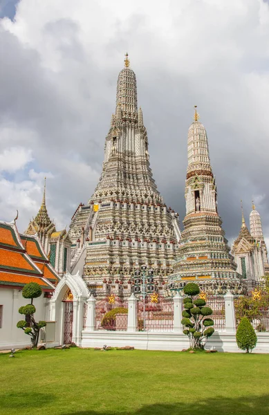 Ταϊλανδικός Ναός Wat Arun Στην Μπανγκόκ Της Ταϊλάνδης Νοτιοανατολική Ασία — Φωτογραφία Αρχείου