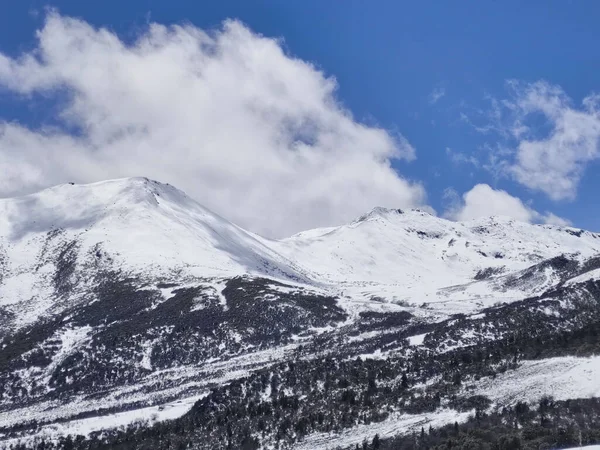 Uma Bela Vista Das Montanhas Geladas Cobertas Neve Nepal Himalaia — Fotografia de Stock