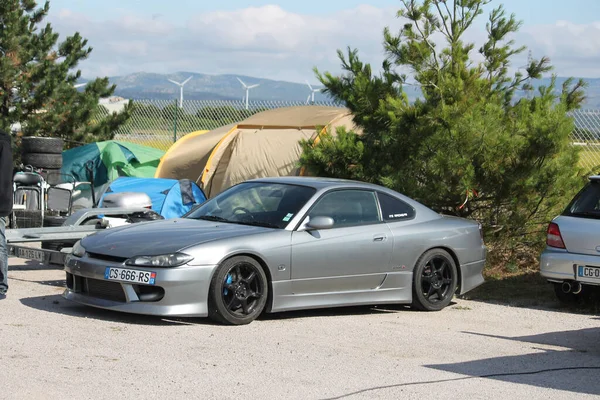 Samochód Sportowy Tuning Zamówienie Nissan Silvia S15 Wydajność — Zdjęcie stockowe