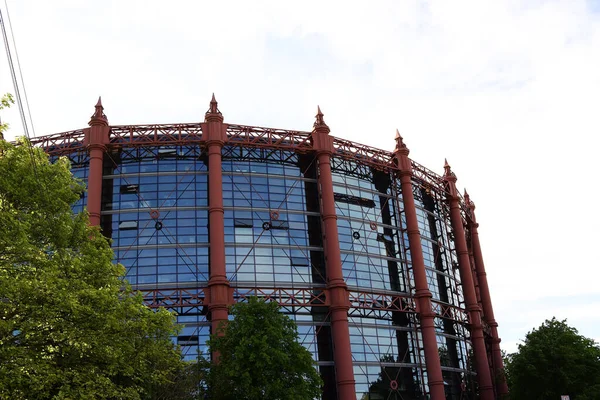 Vue Extérieure Une Structure Industrielle Usine Gaz Steampunk Dublin Irlande — Photo