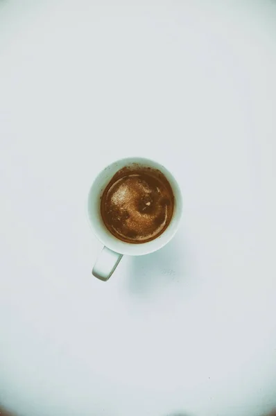 完成蛋白质热巧克力粉 — 图库照片