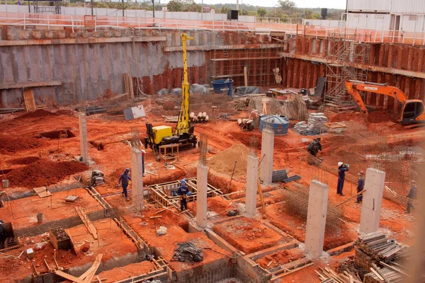 Brasilia Brasilien Juni 2022 Bau Neuer Geschäfts Und Mehrfamilienhäuser 511 — Stockfoto