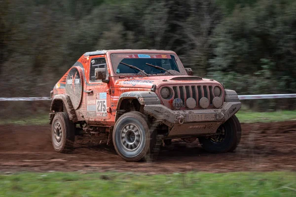 Jeep Rubicon Preparado Para Rally Dakar — Fotografia de Stock