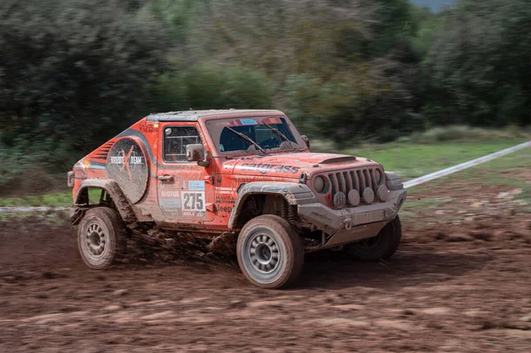 Jeep Rubicon Felkészült Dakar Rally — Stock Fotó