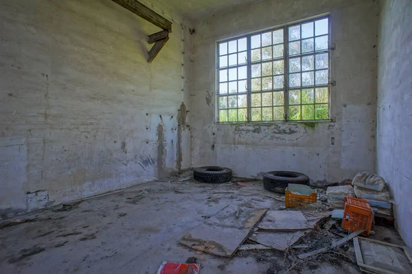 Ancienne Usine Abandonnée Ruine Vénétie Italie — Photo