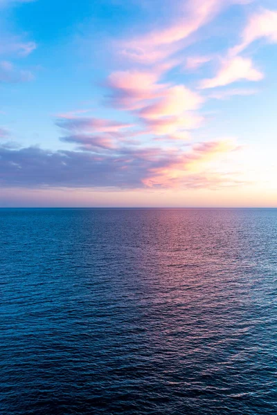 Beutiful Sunset Uit Cinque Terre Manarola Italië — Stockfoto