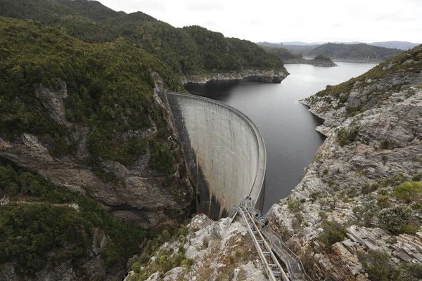 Ett Vackert Landskap Gordon Dam Tasmanien Australien — Stockfoto