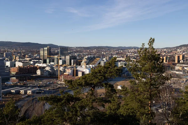Oslo City Center Seen Ekeberg — Stock Photo, Image