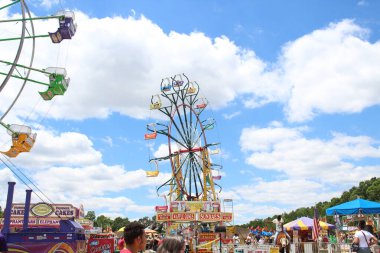 Simpsonville, Güney Carolina 'daki Simpsonville Panayırı' nda güzel bir eğlence gezisi.