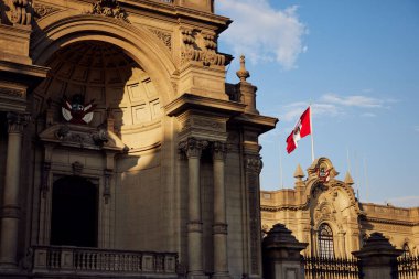 Lima, Peru 'daki ünlü Plaza Belediye Başkanı.