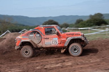 Jeep Rubicon Dakar Rallisi için hazır.