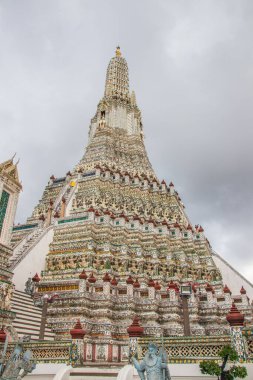 Tayland 'ın güneydoğu Asya bölgesindeki Tayland Tapınağı Wat Arun.