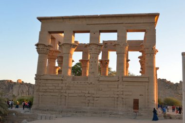 Aswan 'da bir tapınak - Eski Mısır' a ait