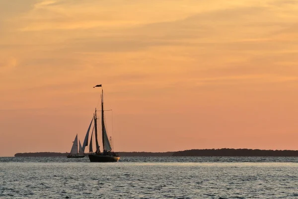 Nahaufnahme Eines Bootes Auf Dem Meer Florida Usa — Stockfoto
