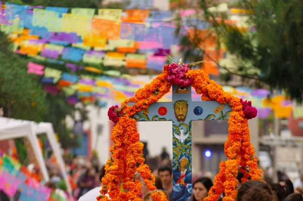 Una Hermosa Toma Adornos Para Una Celebración Del Día Los — Foto de Stock